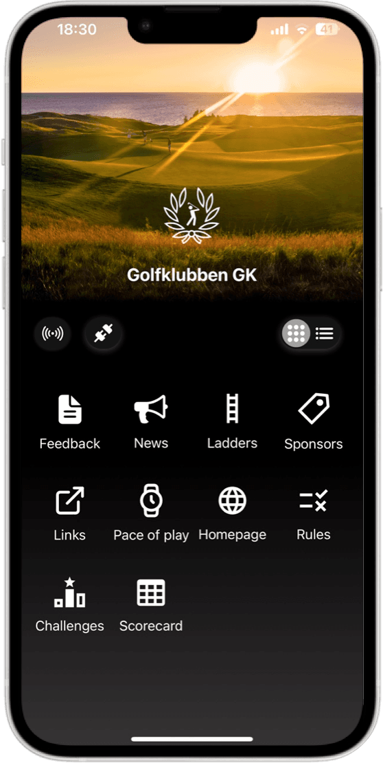 Klubbens egna app-profil
